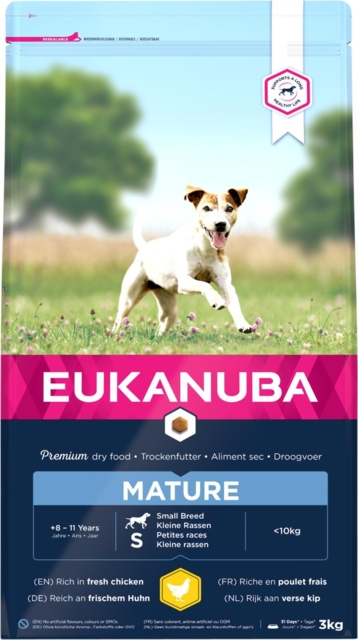 Eukanuba Mature Small Breed kylling 3kg.