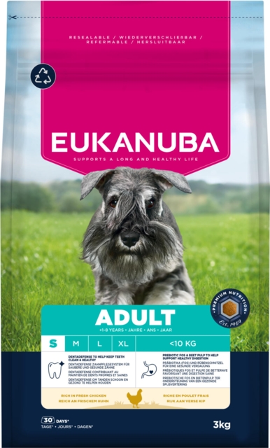 Eukanuba Adult Small Breed kylling 3kg.