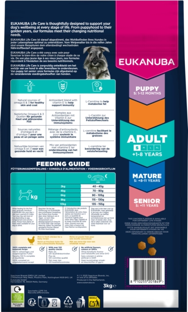 Eukanuba Adult Small Breed kylling 3kg.