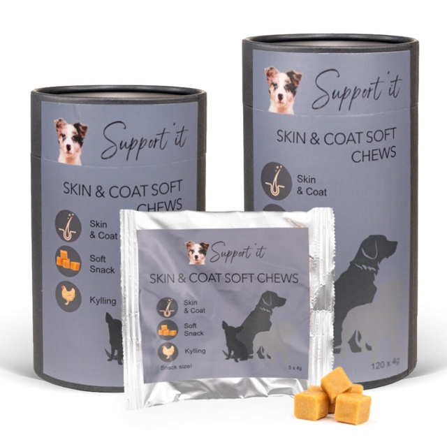 Support'it Skin & Coat Soft Chews 5 stk ( Smagsprøve pakke )