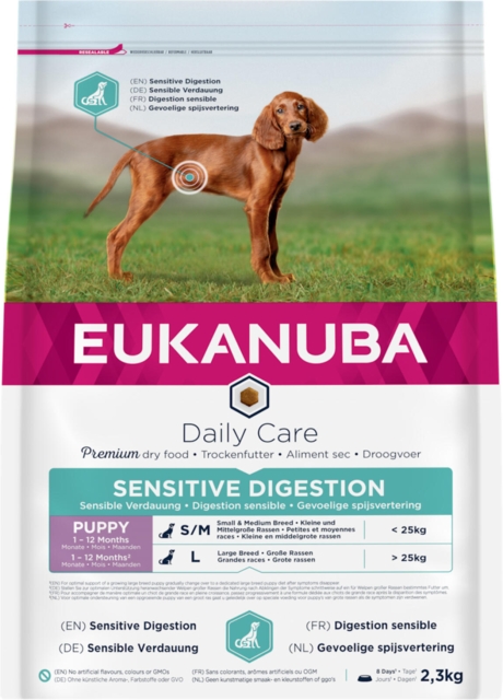 Eukanuba DailyCare Puppy Sensitive Digestion 2,3 kg