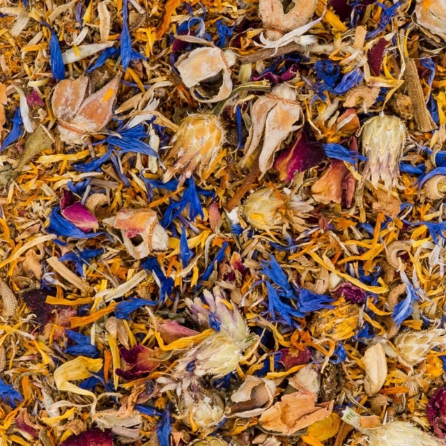 JR Farm Høhus med Blomster - Large