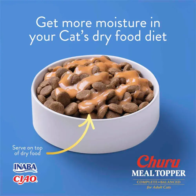 Churu Cat Meal Topper Tuna/scallop 4 stk