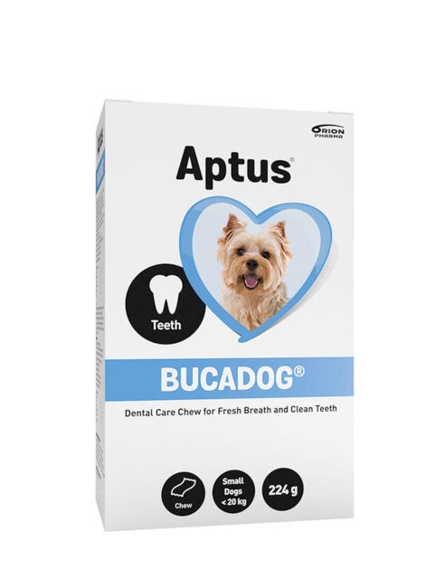Aptus Bucadog Tyggelapper Small – Effektiv tandpleje til små hunde