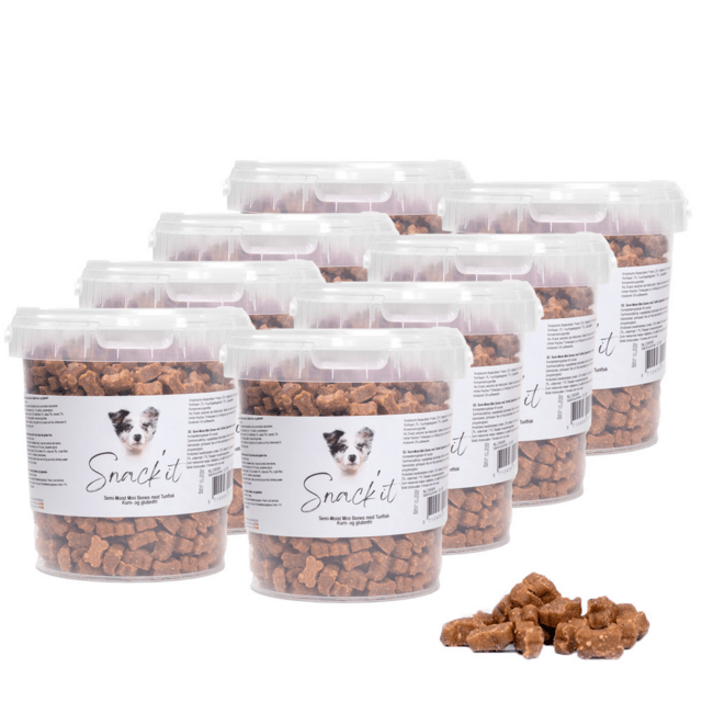 Snack'it Semi-Moist Mini Bones med Tun 500g