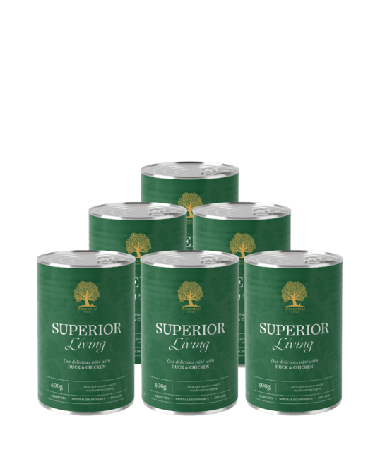 ESSENTIAL SUPERIOR LIVING PÂTÉ 6 X 400G