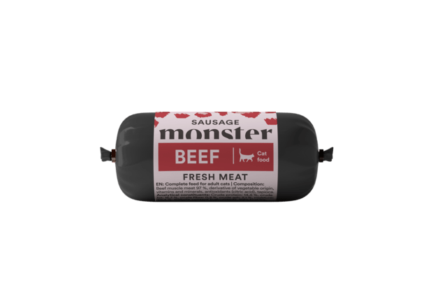 Monster Cat Sausage Beef 80 g