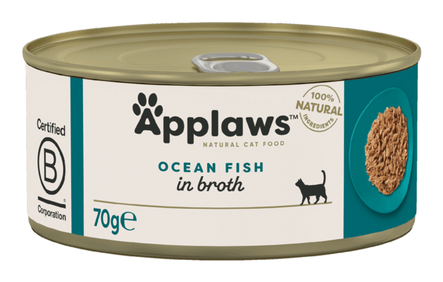 Applaws Cat Tin - Ocean Fish in Broth 70g
