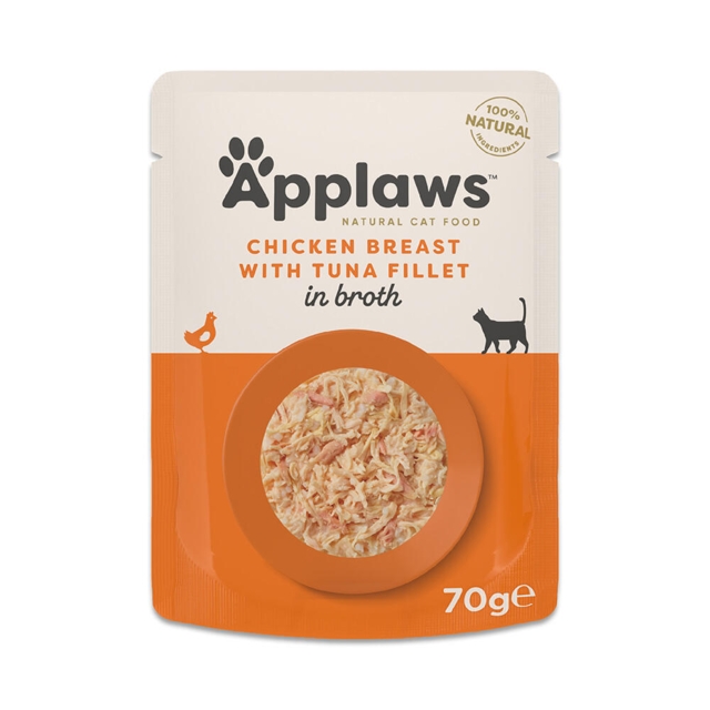 Applaws Cat Pouch - Chicken Breast with Tuna Fillet 70g
