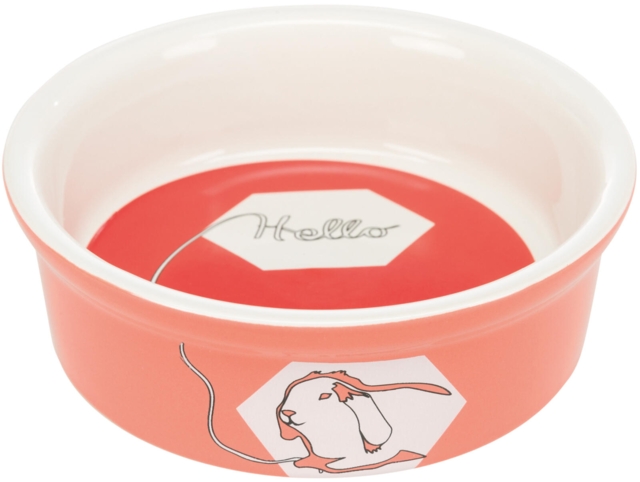 Keramikskål til kanin – 240 ml / Ø11 cm