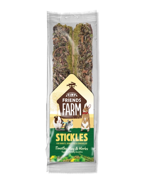Tiny Friends Farm Stickles Timothy Hay & Herbs 100 g