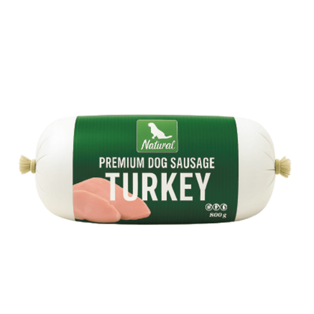 Natural Premium Dog Sausage – Turkey 800 g