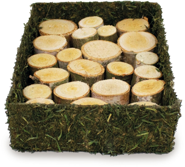 JR Farm Back to Instinct "Snøfleskoven" – Aktivitetslegetøj til gnavere og dværgkaniner