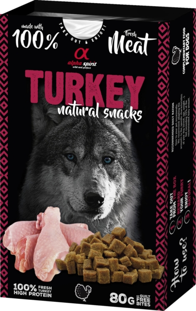 Alpha Spirit Naturals Turkey hundesnacks