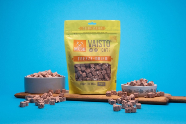 MUSH Vaisto® Cat Gul Frysetørret – Kylling & Okse Mini - 25 g