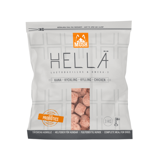 Hellä Kylling – Fedtfattigt fuldfoder med funktionelle ingredienser - 1 kg