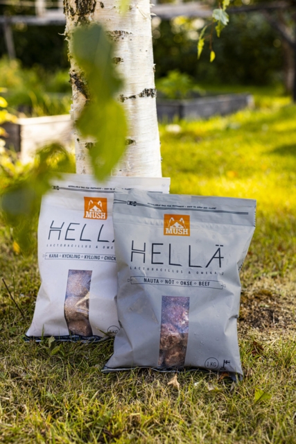 Hellä Okse – Proteinrigt fuldfoder til aktive hunde - 1 kg