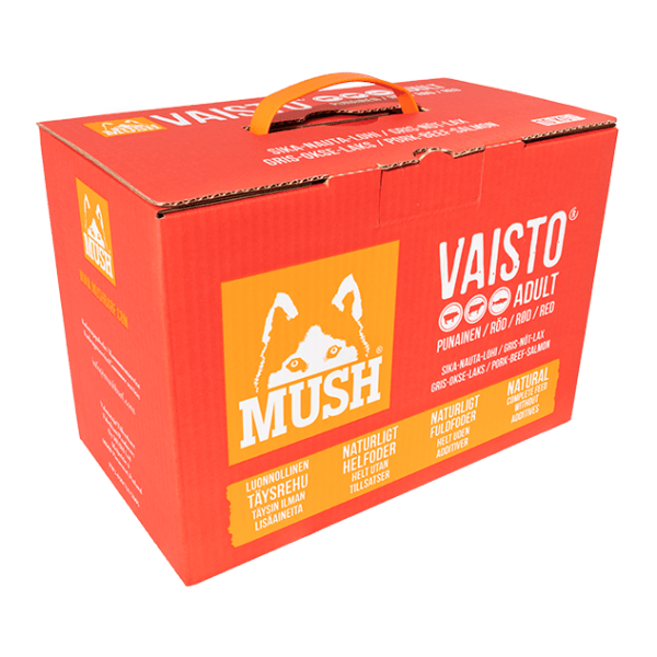 MUSH Vaisto® Rød (gris, okse, laks)