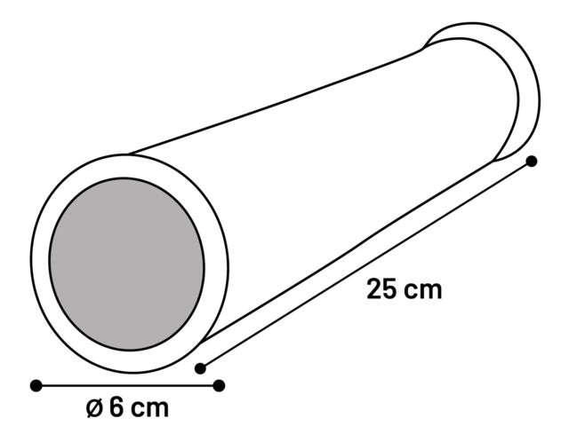 Tunnel Fizi Multicolour til hamster (25 x 6 cm)