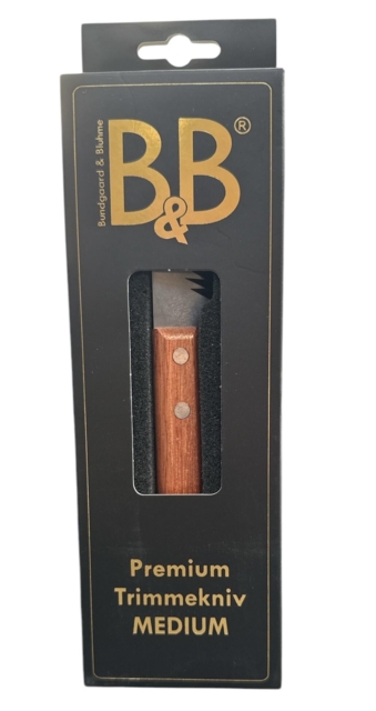 B&B Premium Trimmekniv - medium/grov
