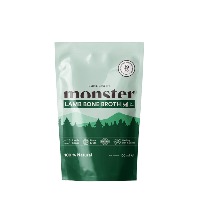 Monster Dog Bone Broth Lamb