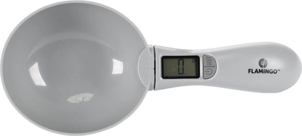 Flamingo Digital Foderskovl med indbygget vægt