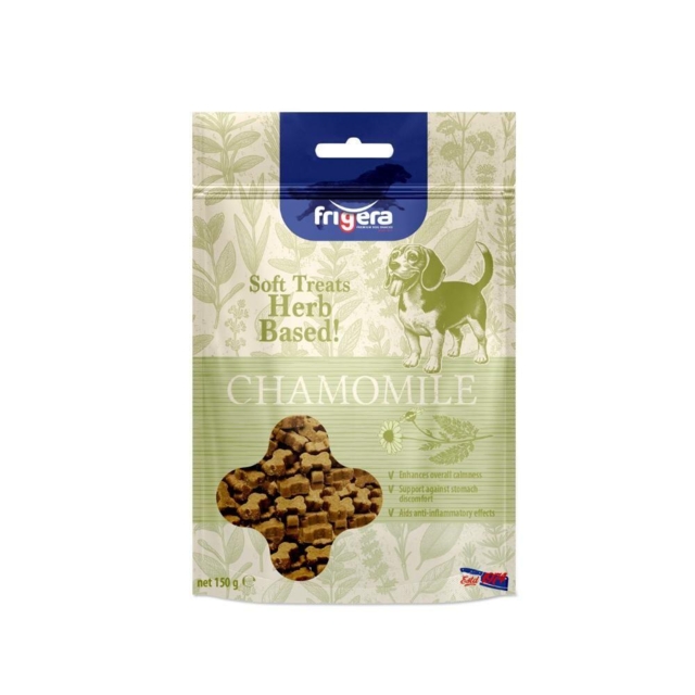 Frigera Semi-Moist Urtebaseret Godbid – Kamille - 150g