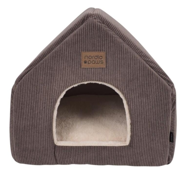 Nordic Paws Kattehule – Elva (Brun/Beige)