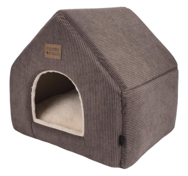 Nordic Paws Kattehule – Elva (Brun/Beige)