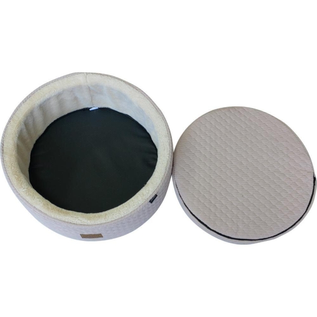 Nordic Paws Hundeseng inkl. Tæppe – Oda (Lysegrå)