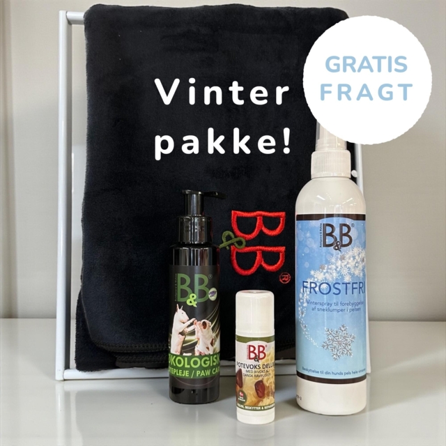 B&B Vinter Plejesæt – Pleje til potter, pels og hud