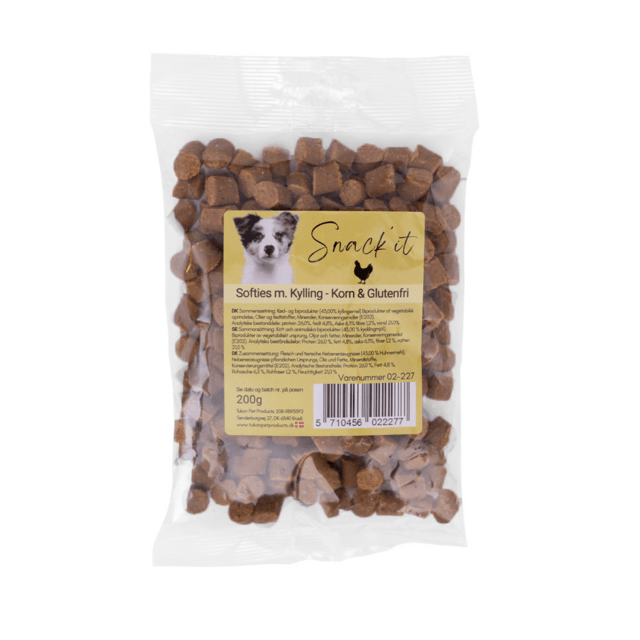 Snack’it Softies med Kylling – Korn- & Glutenfri (200 g)