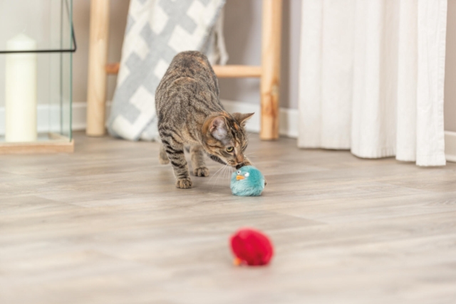 Trixie Ranglebold i Plys – Assorterede Figurer (Ø 6 cm)