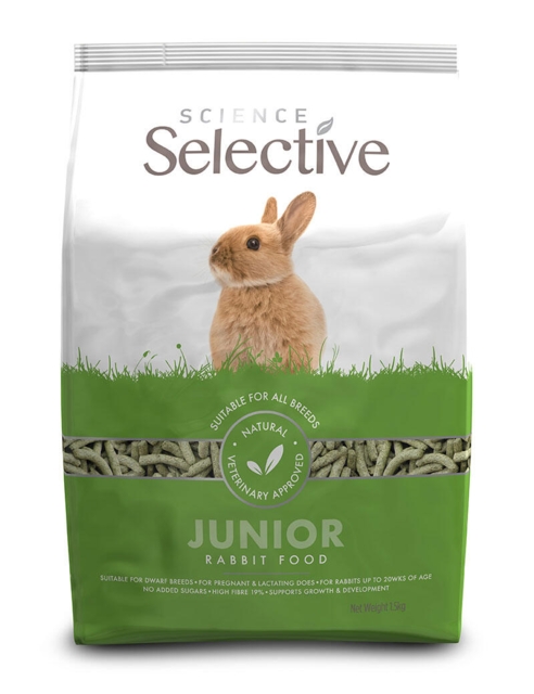 Science Selective® Junior Rabbit – Fuldfoder til unge kaniner ( 1,5kg )