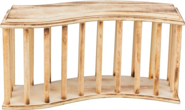 Trixie Høhæk med låg i træ | Sikker høholder til kanin og marsvin