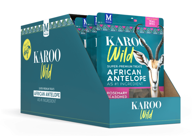 Karoo Wild Trail Bites Rosmarin 227 g super premium hundegodbid med Antilopekød