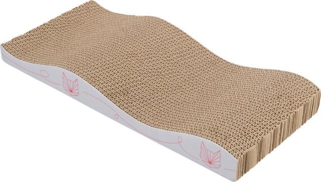 Jolly Paw Scratching Wave kradsebølge i karton med katnip 43 cm