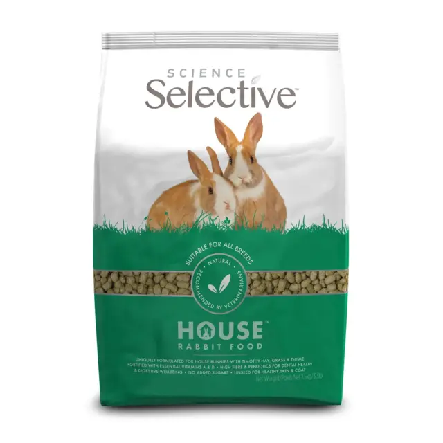 Selective Kanin House Indoor 1,5 kg fuldfoder til kaniner