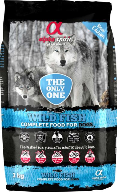 Alpha Spirit The Only One Wild Fish kornfrit fuldfoder til hund - 3 kg