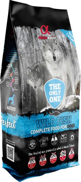 Alpha Spirit The Only One Wild Fish kornfrit fuldfoder til hund - 12 kg