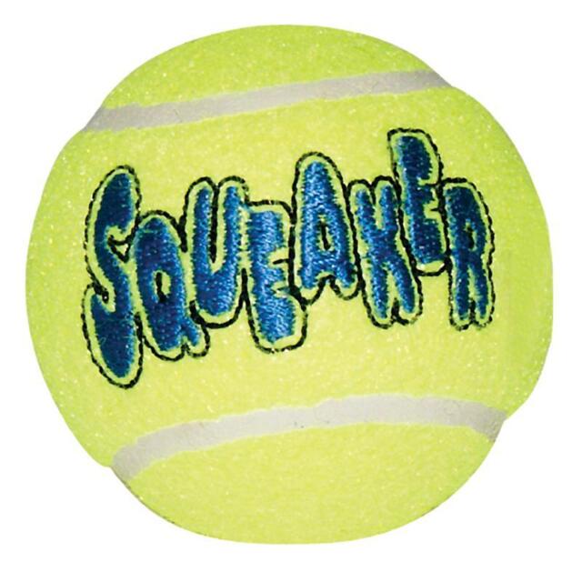 KONG AirDog Squeaker Tennisbold L | Hundebold med piv (OUTLET)