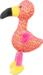 Trixie flamingo plys legetøj med knitreeffekt | blødt hundelegetøj i plys med knitrelyd