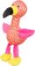 Trixie flamingo plys legetøj med knitreeffekt | blødt hundelegetøj i plys med knitrelyd