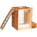Natural Wooden Burrow Box Gravekasse i Naturtræ 25x20x24cm