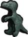 Toy Pudo Dinosaur Grøn Robust Hundelegetøj 12,5x26x28cm