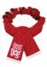 Favorite Juletørklæde Scarf Xmas Red Paws Hundebeklædning M