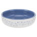 Cat bowl for short-nosed breeds ( Light blue/White )