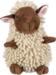 Jolly Paw Sheep plysbamse 22 cm blødt hundelegetøj i brun og hvid (Outlet)