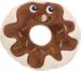 Jolly Paw Donut i plys 15 cm med lyd blødt hundelegetøj (Outlet)