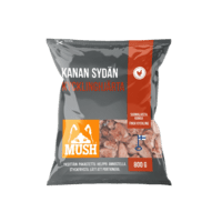 MUSH Basic® Kyllingehjerter Hele 800 g | Naturlig BARF snack til hund og kat